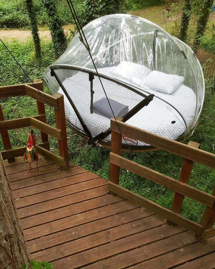 Les Bulles De La Maison Du Rocher Noisy-sur-Ecole Exteriör bild
