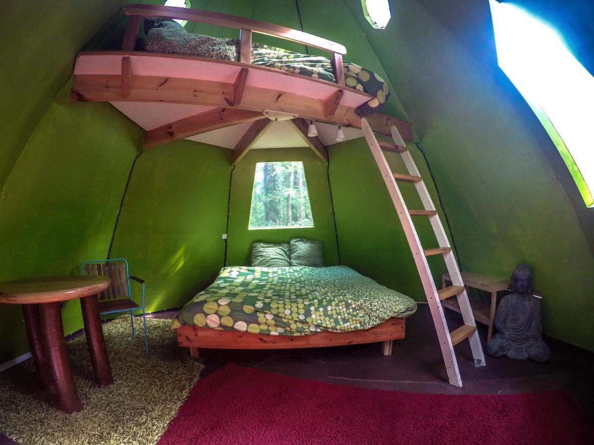 Les Bulles De La Maison Du Rocher Noisy-sur-Ecole Exteriör bild